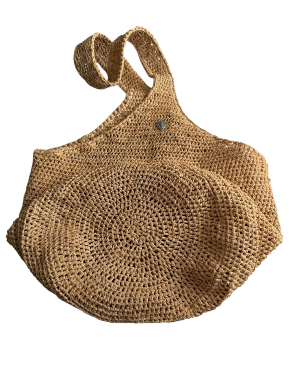 Helen Kaminski Woven Shoulder Bag | Handmade Madagascar 100% Raffia Boho Tote - Picture 5 of 12